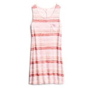 Market & Spruce [Stitch Fix] | Pink/Red/White Stripe Meg Swing Knit Dress Sz Lg